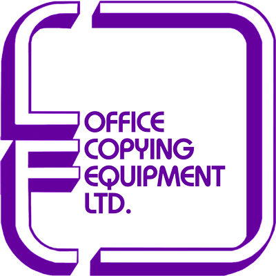 Office Copying Equipment, LTD Logo in Purple